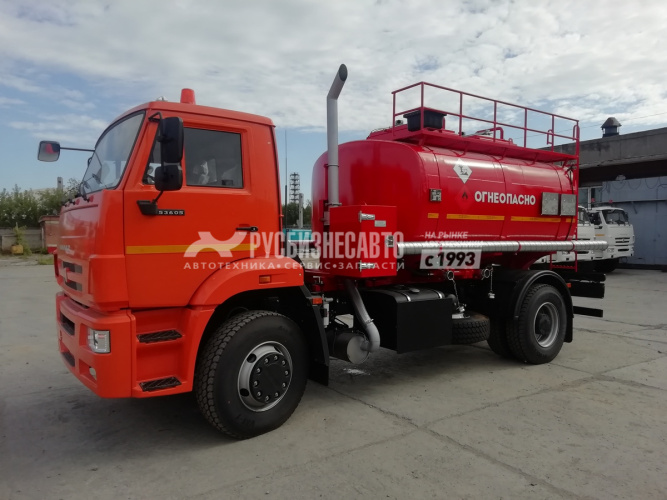 Купить АТЗ-10-КАМАЗ 53605-48 (Автотопливозаправщик 10 м3, 2 отс., насос СВН-80, узел выдачи топлива) в компании Русбизнесавто - изображение 0